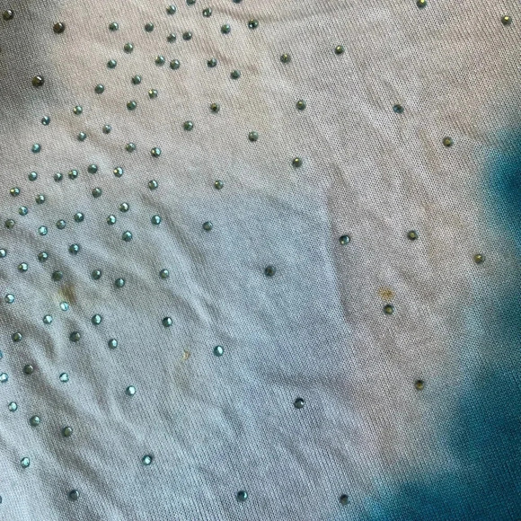 Avenue Soft Stretchy Casual Boho Tied Dyed Summer Blouse Women Plus Size 18/20 - Picture 6 of 7